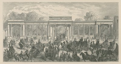 Triumphal Arch, Hyde Park Corner, London by English School