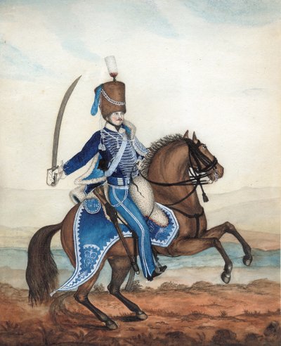 Trooper of the 18th Hussars, c.1815 by English School