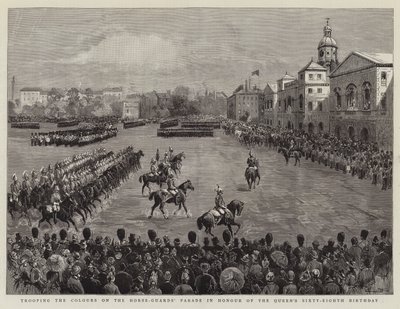 Trooping the Colours on the Horse-Guards