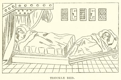 Truckle Bed by English School