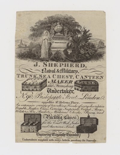 Trunk Maker, J Shepherd by English School
