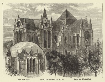 Truro Cathedral, As It Is by English School