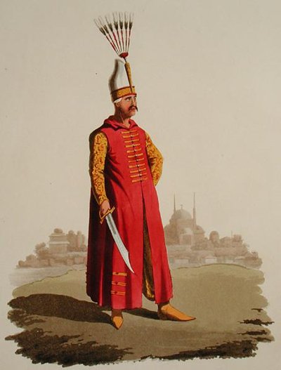 Turkish warrior, from 