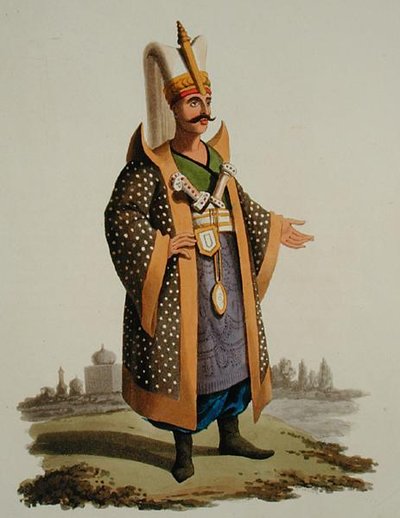 Turkish warrior, from 