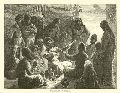Turkoman Musicians by English School