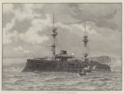 Types of the French Navy, the Amiral Baudin by English School