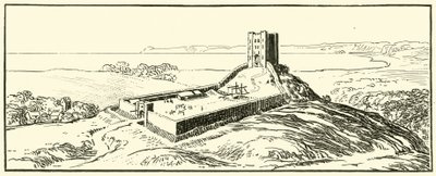 Typical Norman Castle by English School