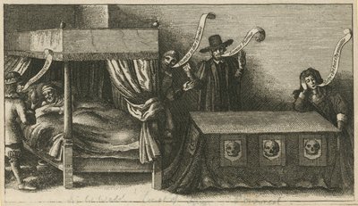 Unidentified Bedroom Scene by English School
