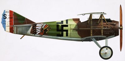 Unidentified Biplane by English School