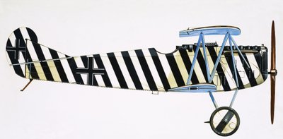 Unidentified biplane by English School