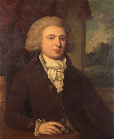 Unknown Gentleman with a Mineral Specimen, c.1790 by English School