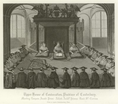 Upper House of Convocation, Province of Canterbury by English School