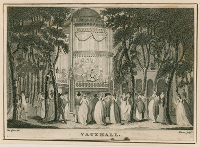 Vauxhall Gardens, London by English School