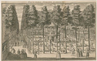 Vauxhall Spring Gardens by English School