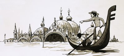 Venice flooded by English School