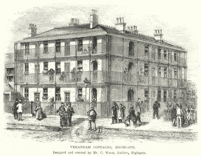 Verandah Cottages, Highgate by English School