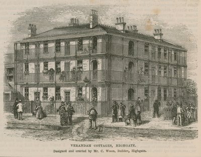 Verandah Cottages, Highgate by English School