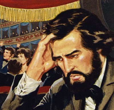 Verdi composed a comic opera which audiences disliked by English School