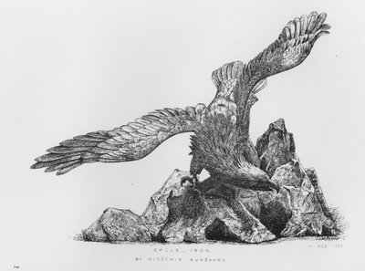 Eagle, iron, by Migochin Muneharu (engraving) by English School