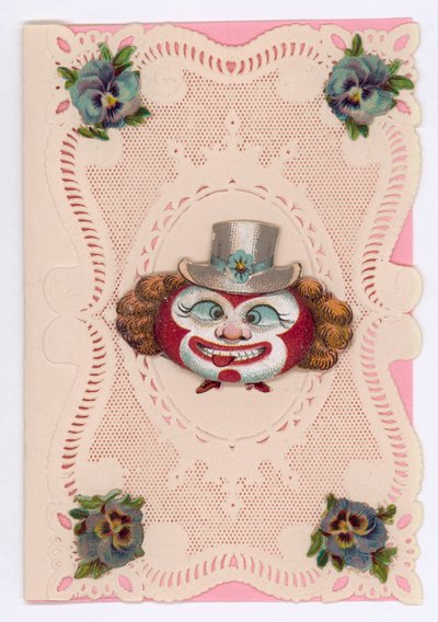Victorian Valentine Card by English School