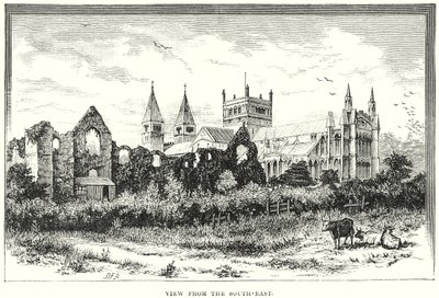 View from the South-East by English School