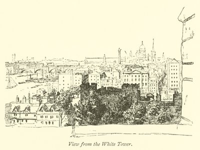 View from the White Tower by English School