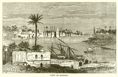 View of Bagdad by English School
