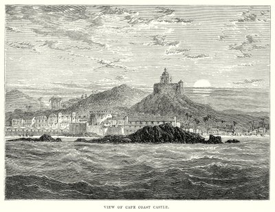 View of Cape Coast Castle by English School