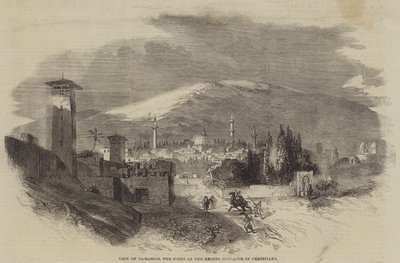 View of Damascus, the Scene of the Recent Massacre of Christians by English School