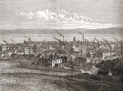 View of Dundee, Scotland, from 