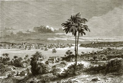View of Havana, the capital of Cuba by English School