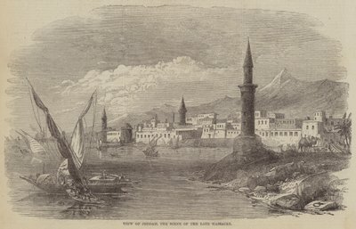 View of Jeddah, the Scene of the Late Massacre by English School