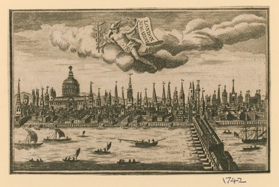 View of London by English School