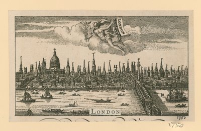 View of London by English School
