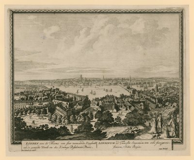 View of London by English School