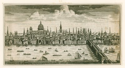 View of London by English School