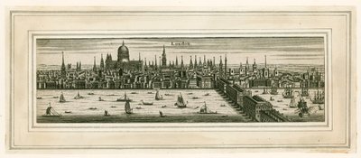 View of London by English School