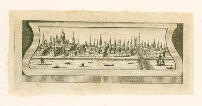 View of London by English School