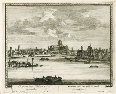 View of London by English School
