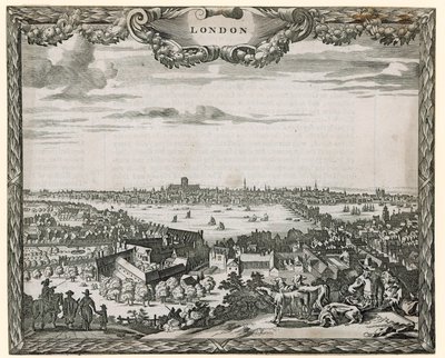View of London by English School