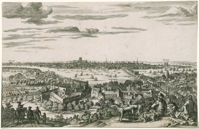 View of London by English School