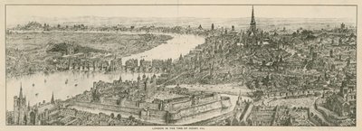 View of London in the Time of King Henry VIII by English School