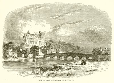 View of Pau, Birthplace of Henry IV by English School
