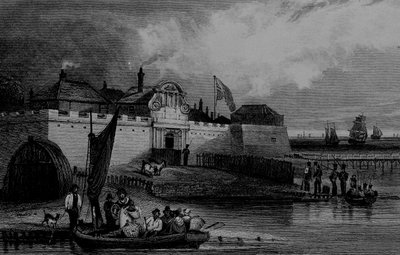 View of Tilbury Fort, Engraved by H. Adhard by English School