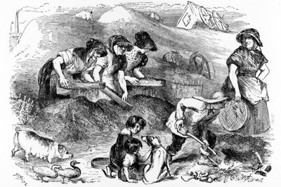 View of a Dust-yard, Illustration from 
