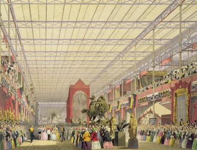 View of the Foreign Nave of the Great Exhibition of 1851, from Dickinson
