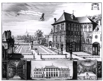 View of the Hilwerue House Belonging to Peter Paul Rubens (1692) by English School