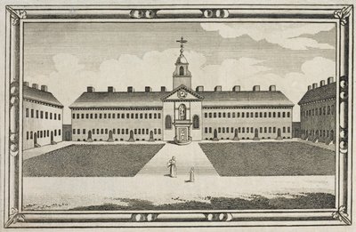 View of the Ironmongers Company Almshouses, Kingsland Road, Hackney, c.1820 by English School