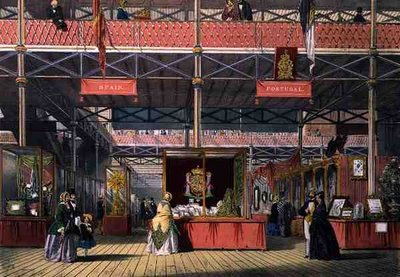 View of the Spain and Portugal sections of the Great Exhibition of 1851, from Dickinson