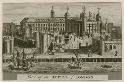 View of the Tower of London by English School